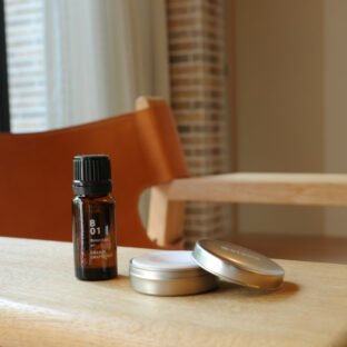 ＠aromaアロマストーンミニ　2個（シルバー缶付き）／約4畳対応